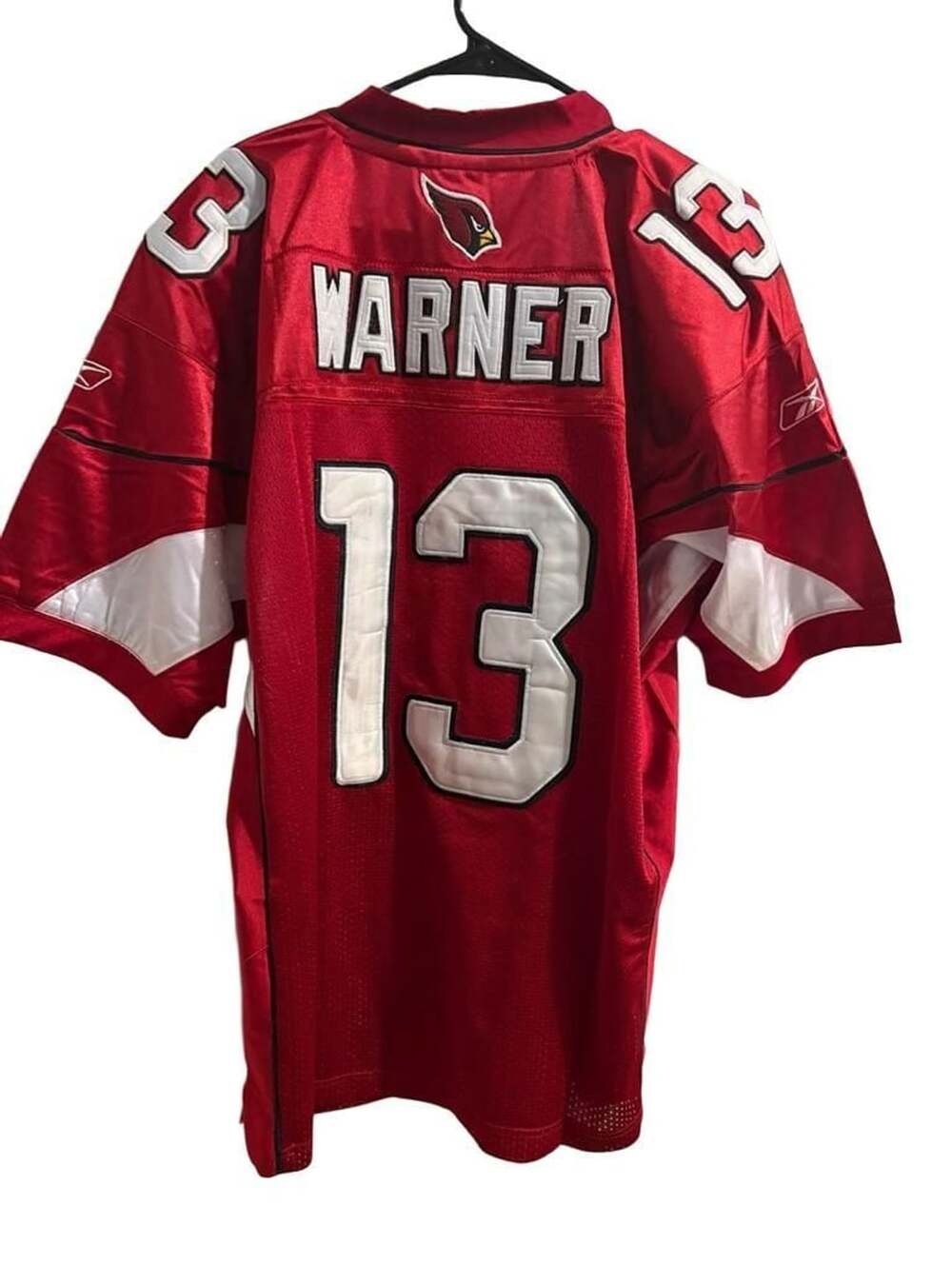 Reebok Arizona Cardinals Kurt Warner 13 Super Bowl XLIII Jersey Size 48